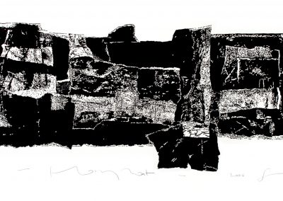 Horizon / linocut on paper / 70 × 100 cm / 2005